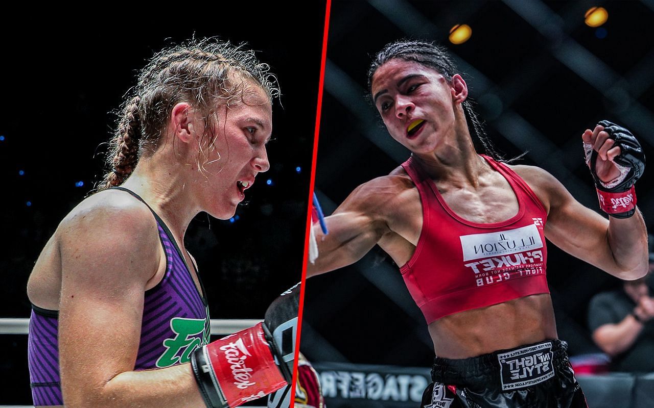 Smilla Sundell (left) and Allycia Hellen Rodrigues (right) | Image credit: ONE Championship