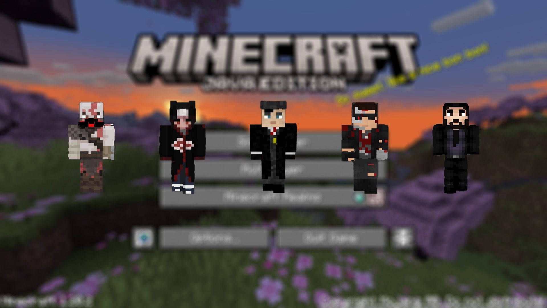 Customize your game by procuring the skins used by other players (Image via Mojang) 