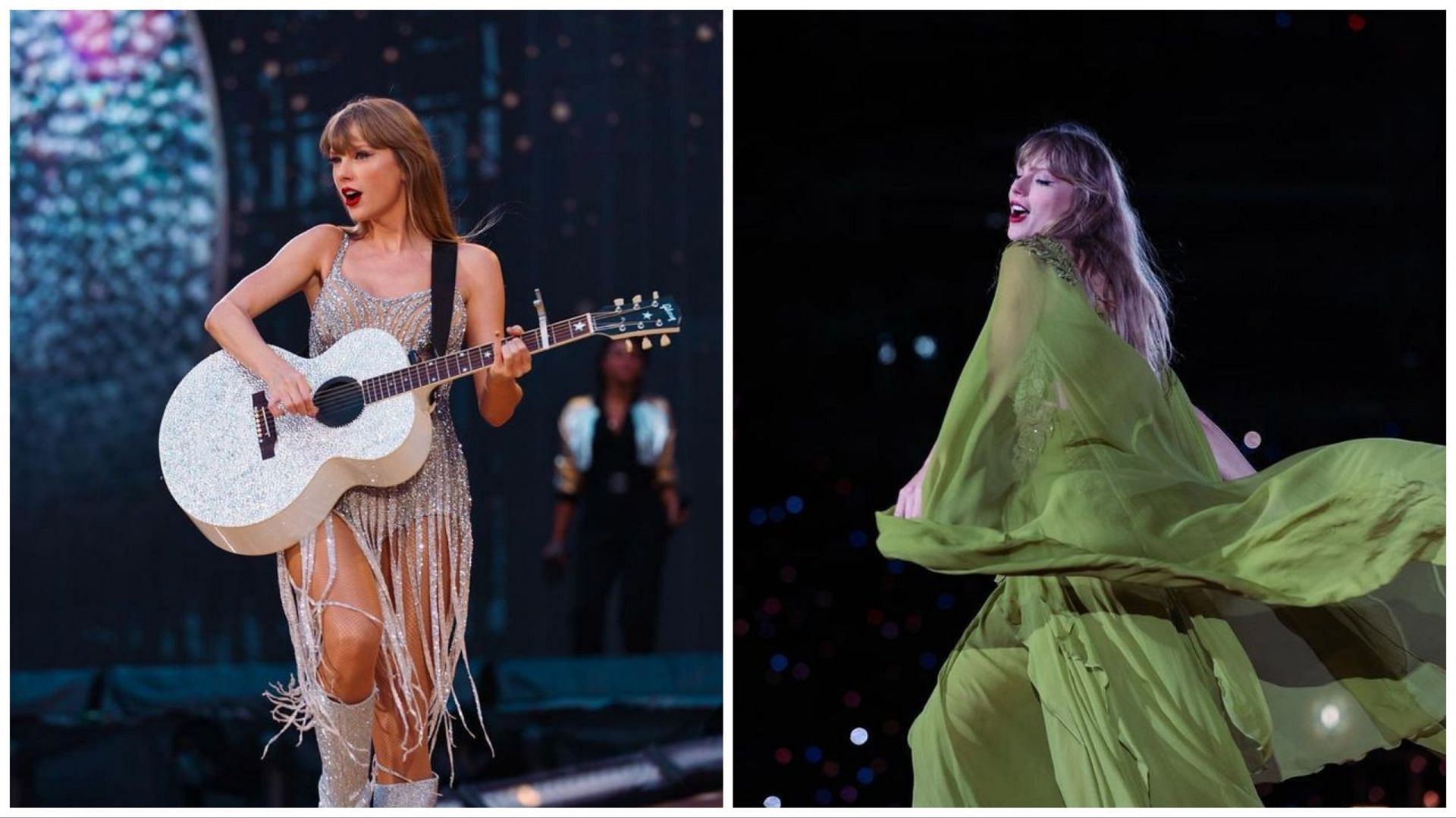 Taylor Swift on her Eras tour (Images via official Instagram @taylorswift)