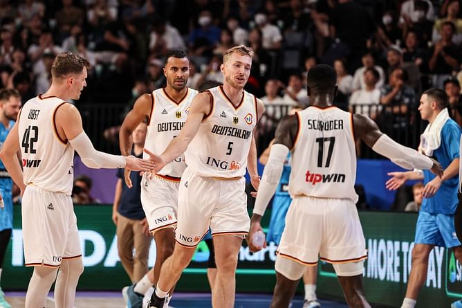 Exclusive: Niels Giffey magnanimously evades Noah Lyles' world champions comment about NBA while praising Germany teammates for win vs. USA Basketball