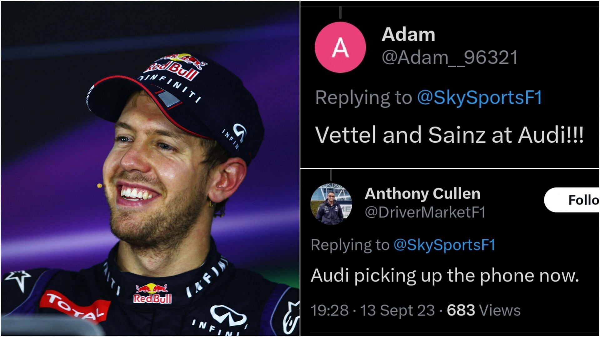 Fans react to Sebastian Vettel