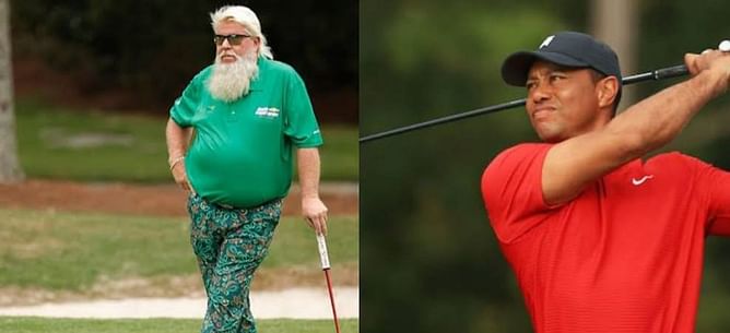 “Better than AA and Miller light” – When John Daly spoke about having a hilarious exchange with Tiger Woods over their sponsors