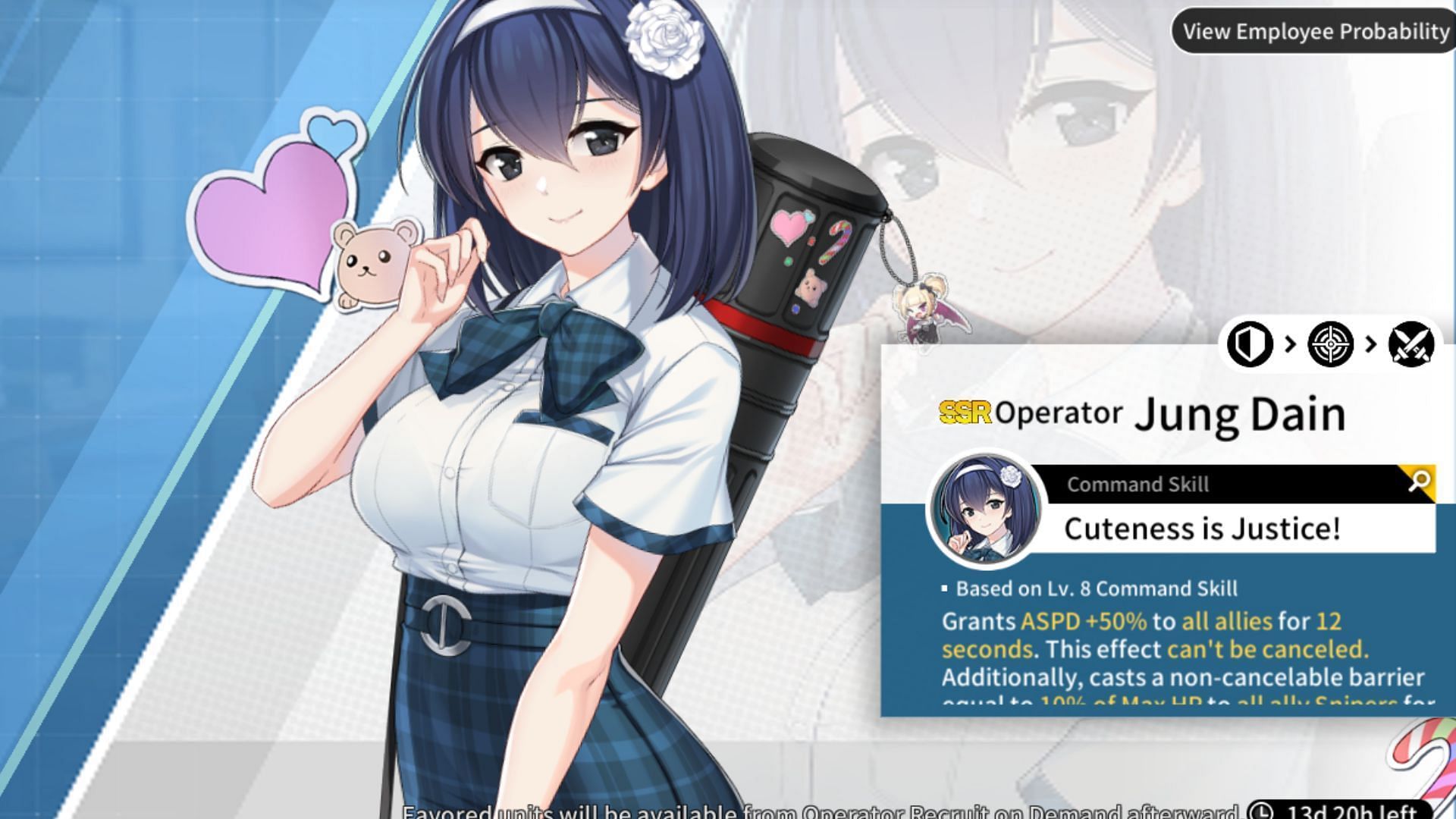 New Operator SSR Jung Diang banner. (Image via Studiobside)