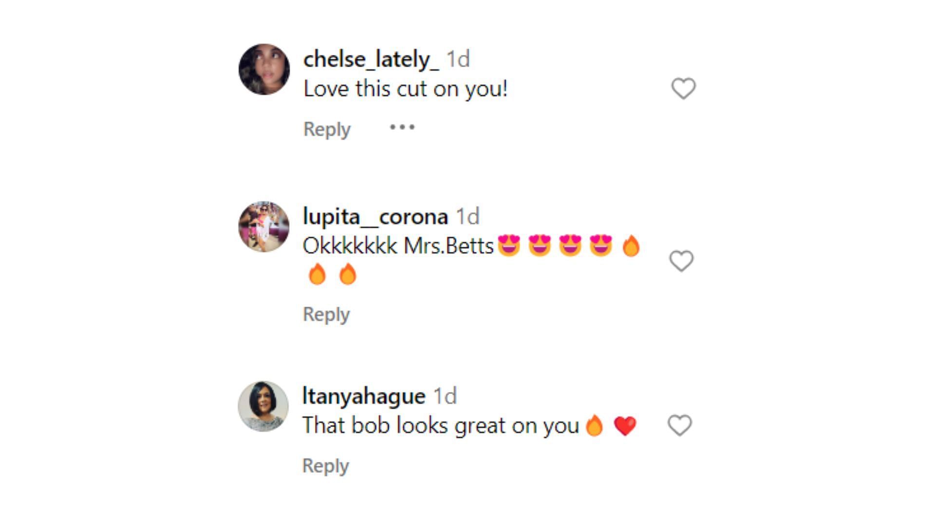 Instagram comments