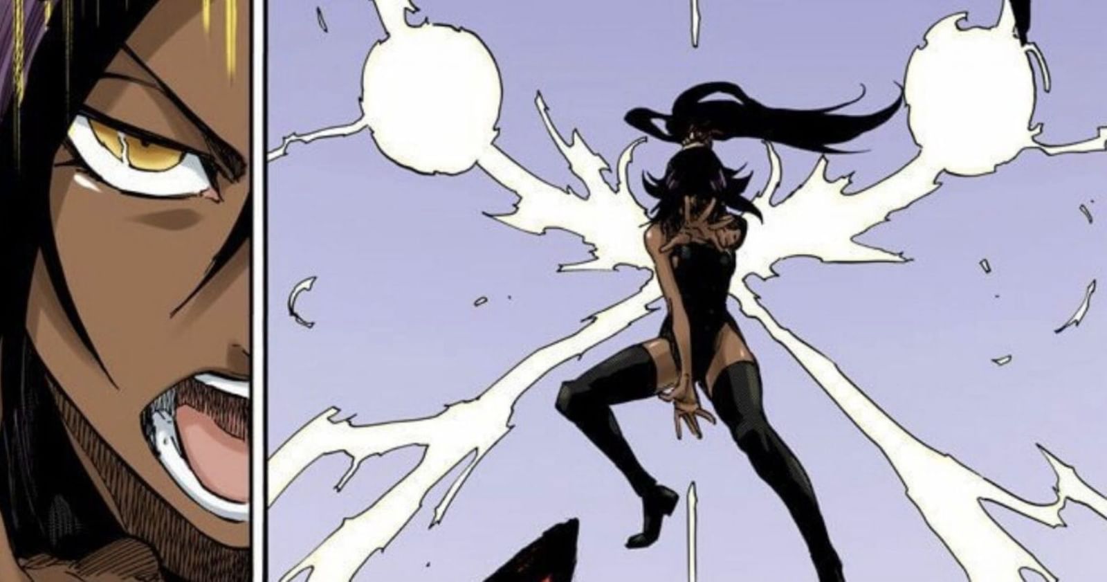 Does Yoruichi's capabilities make her a literal 'God of Thunder' in