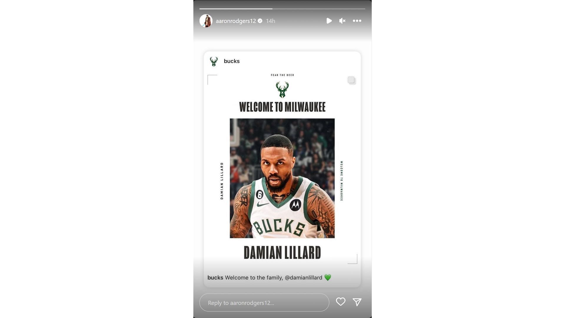 Aaron Rodgers reacts to Damian Lillard's blockbuster Bucks trade as  Milwaukee welcomes another superstar