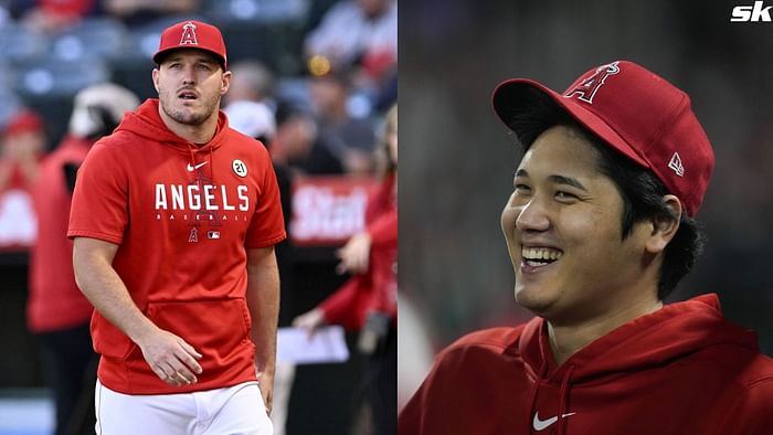 Ohtani, Trout introduced at ASG, 07/19/2022