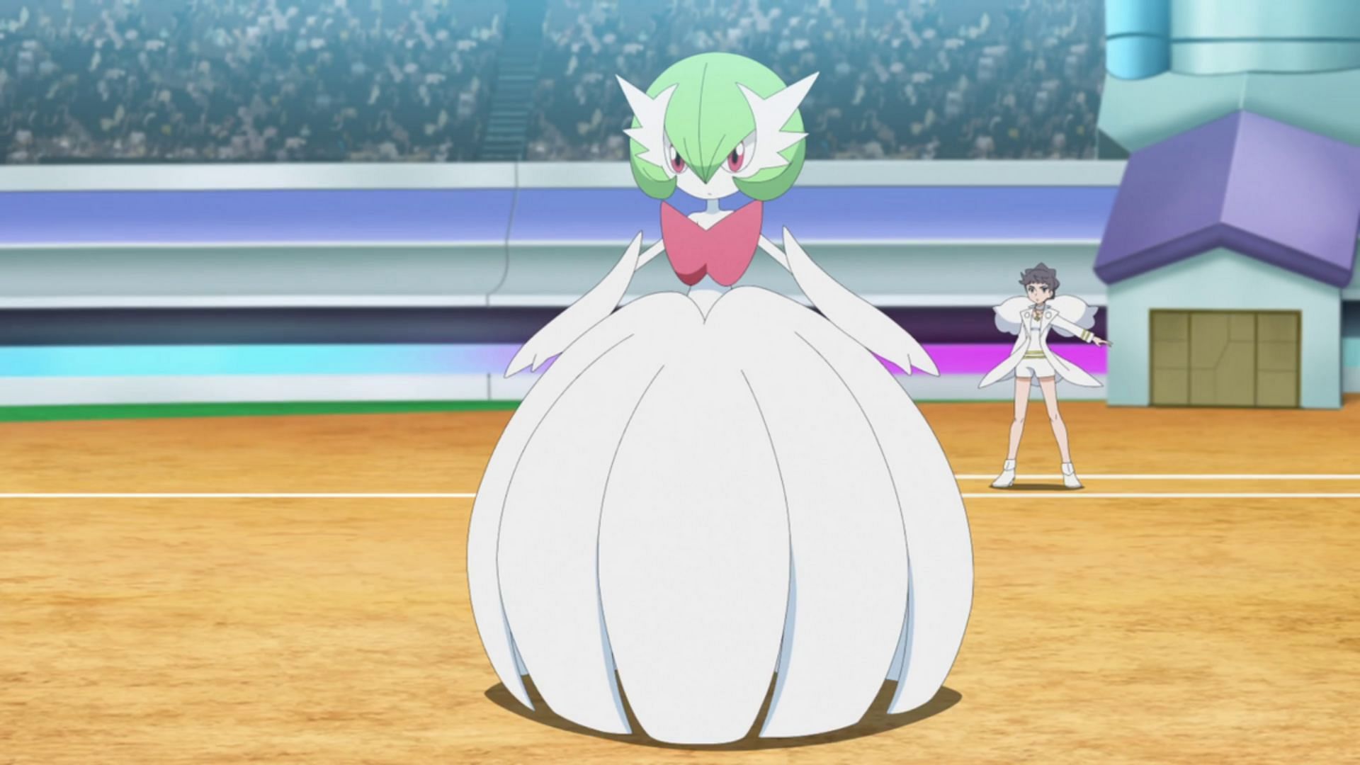 Mega Gardevoir in the anime (Image via TPC)