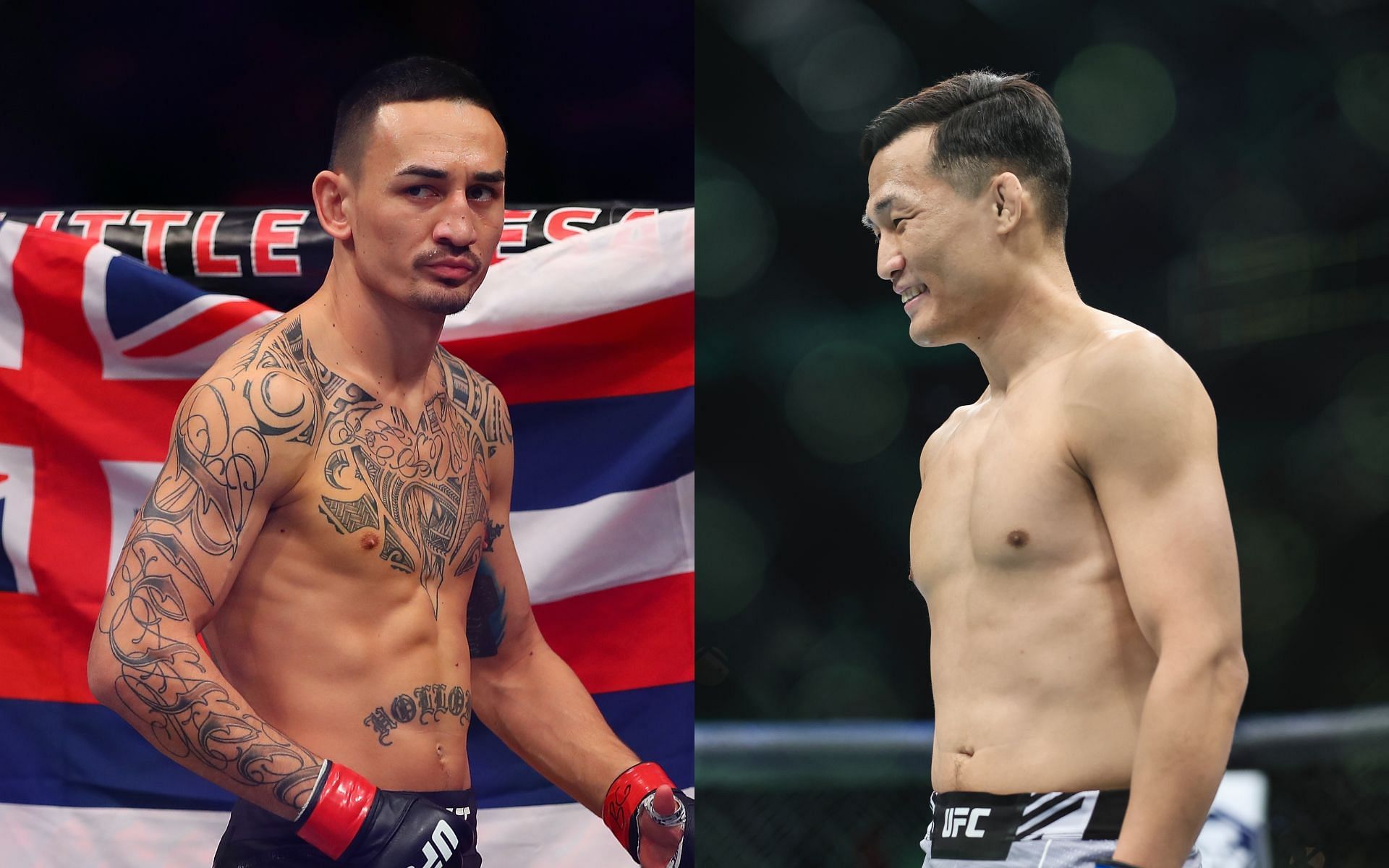 Max Holloway and The Korean Zombie [Image credits: Getty Images]