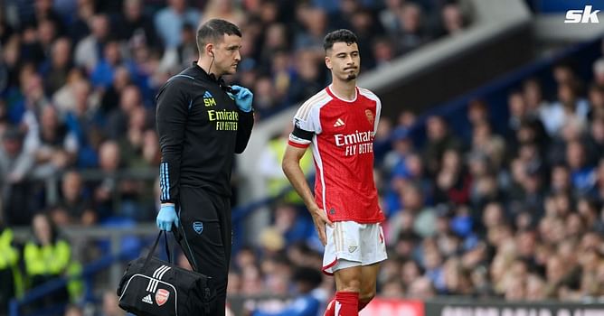 Arsenal boss Mikel Arteta provides update on Gabriel Martinelli after early substitution in Everton win
