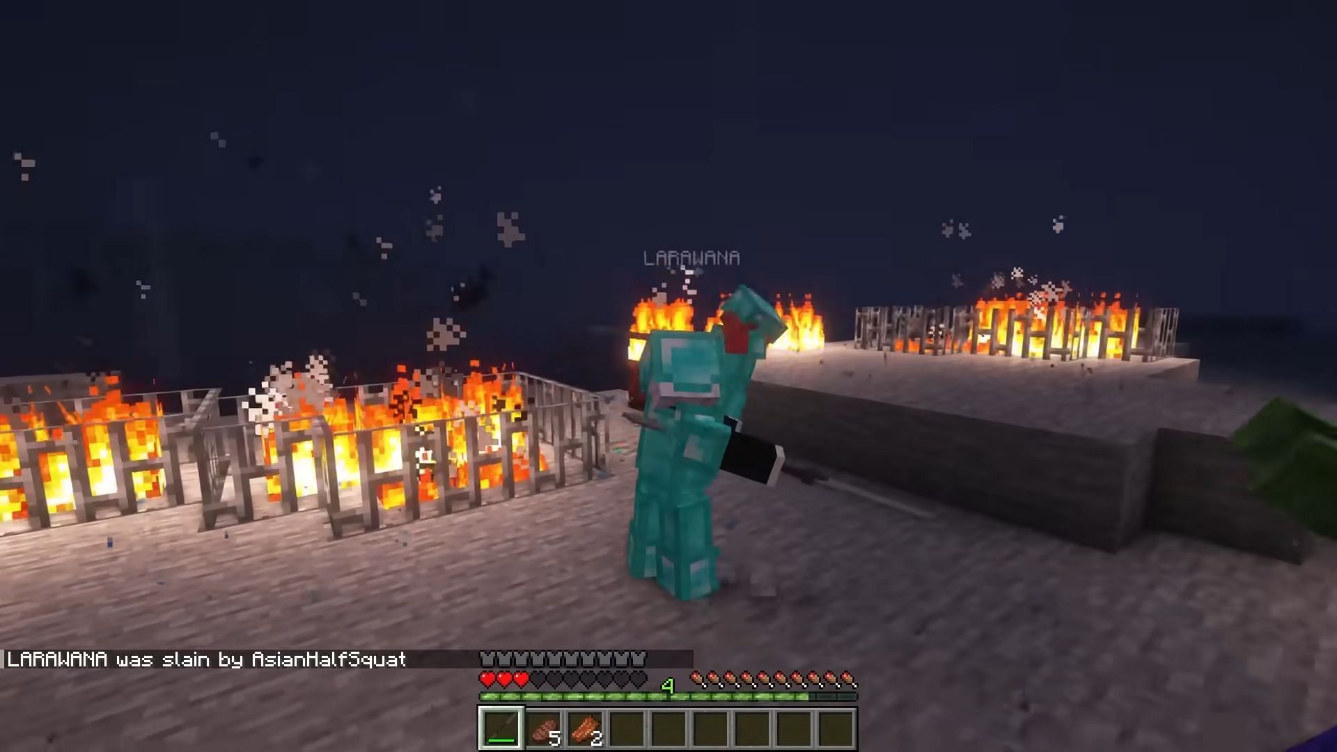 Better Combat takes its battle inspiration from the combat system of Minecraft Dungeons (Image via AsianHalfSquat/YouTube)