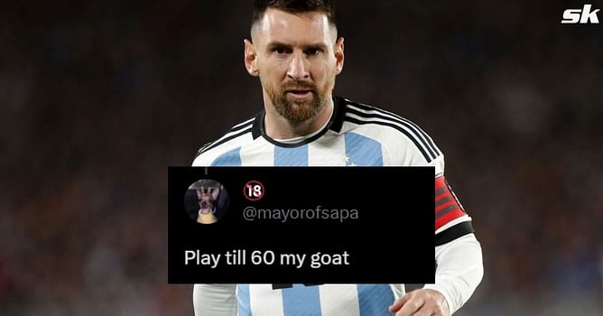 "Play till 60 my GOAT", "Don't retire anytime soon" - Fans react as Lionel Messi makes claim about his future for Argentina in new interview