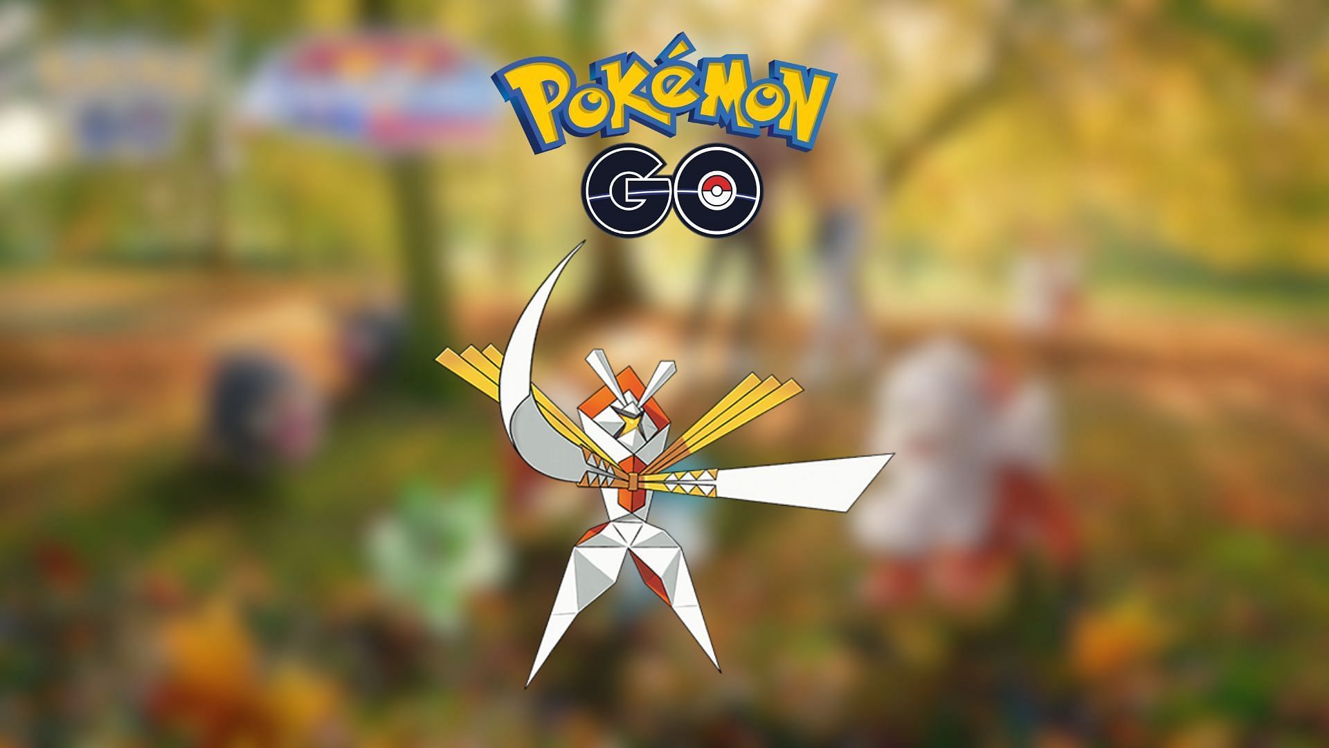 Download Shiny Kartana Pokemon In Game Wallpaper