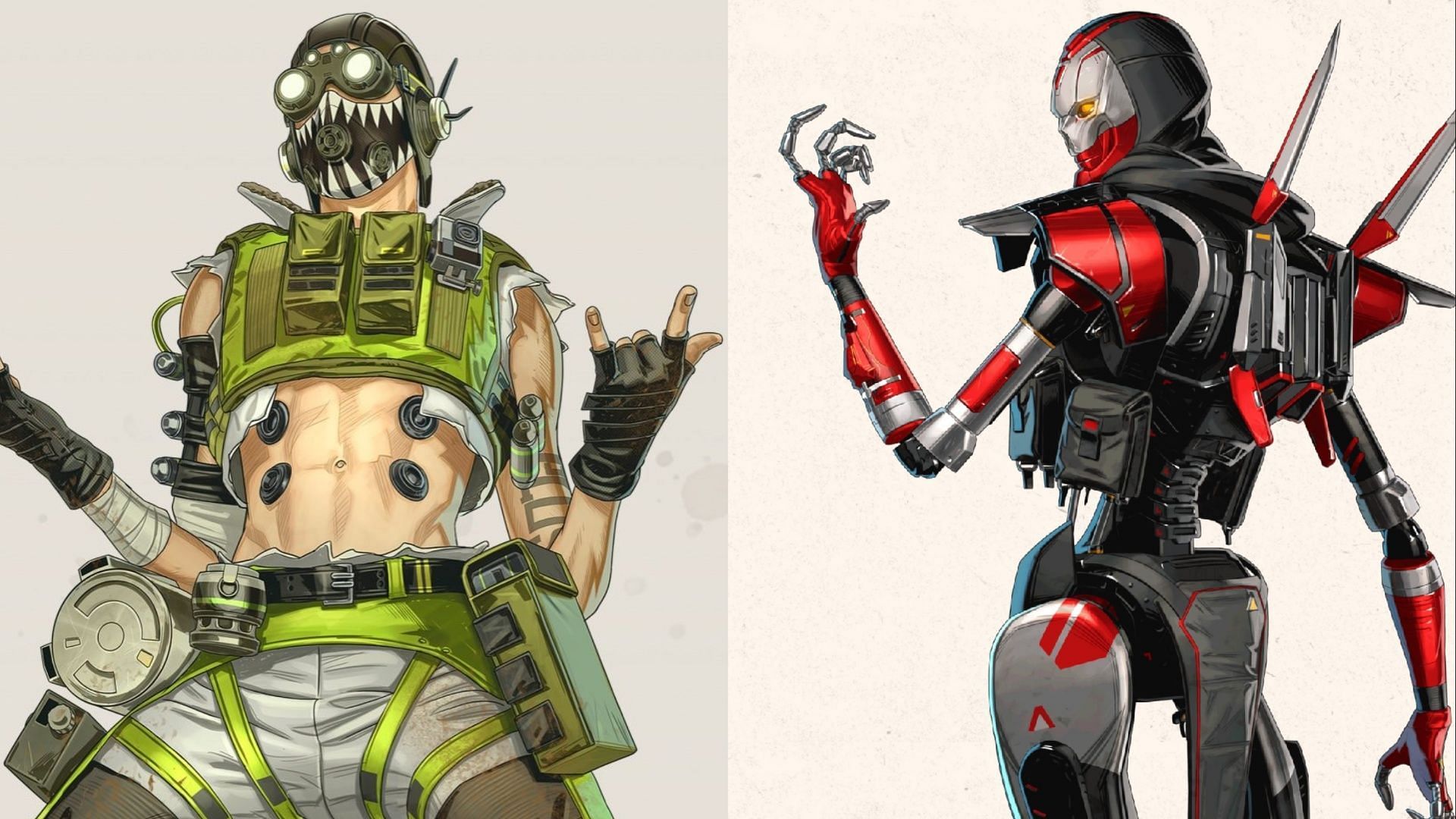 Octane and Revenant in Apex Legends