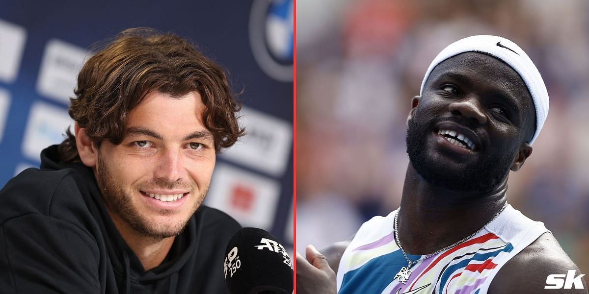 Taylor Fritz (L) and Frances Tiafoe (R)