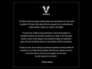 The official announcement of Volition Studios’ closure (Image via Volition Studios)