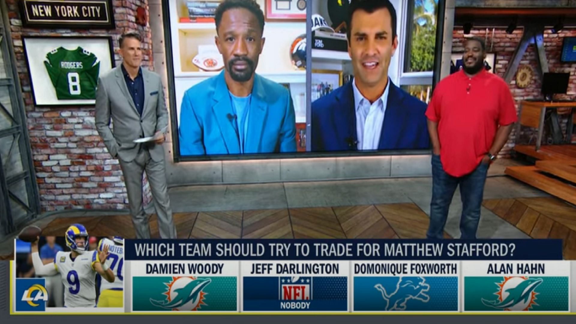 NFL analysts call for Rams QB to join Miami Dolphins - Courtesy of Get Up on YouTube