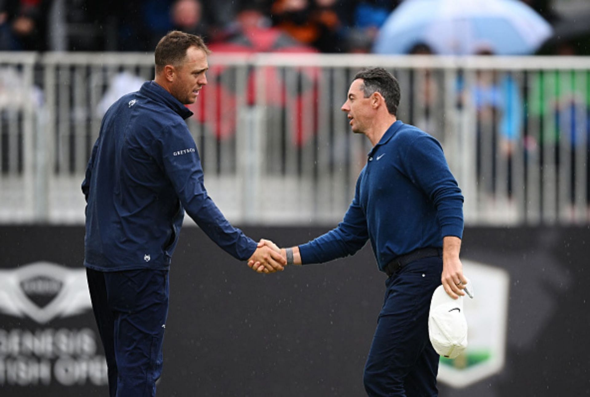 Justin Thomas and Rory McIlroy, 2023 Scottish Open (Image via Getty).