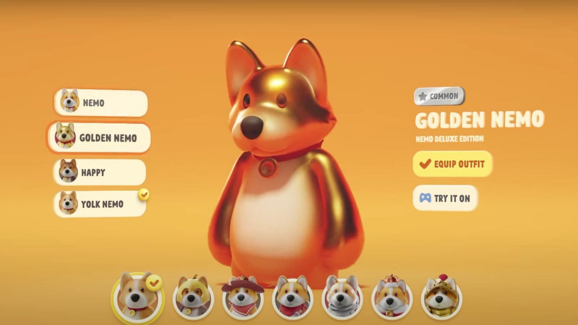 The Golden Nemo is a reward from the Deluxe Edition (Image via Recreate Games)