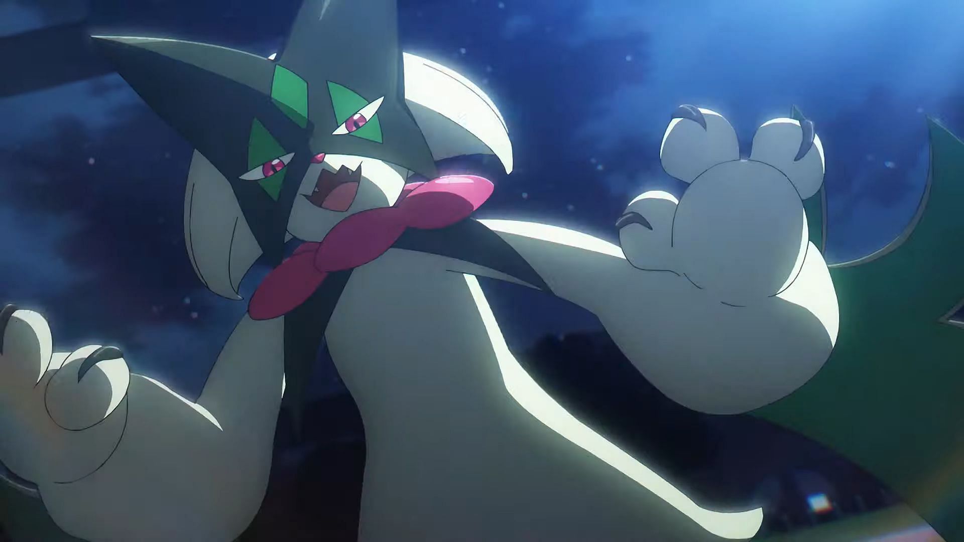 Meowscarada as seen in the anime (Image via The Pokemon Company)