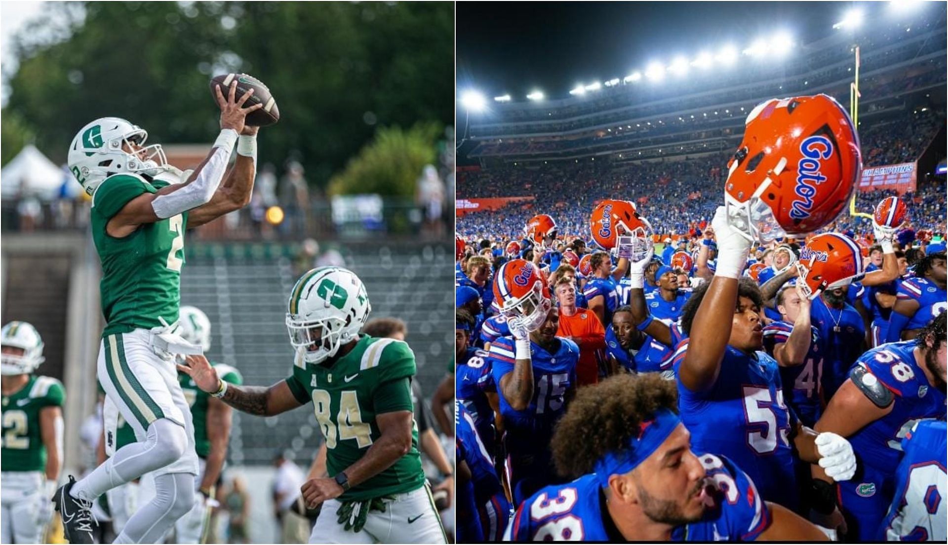 The Charlotte 49ers go against the Florida Gators in Week 4
