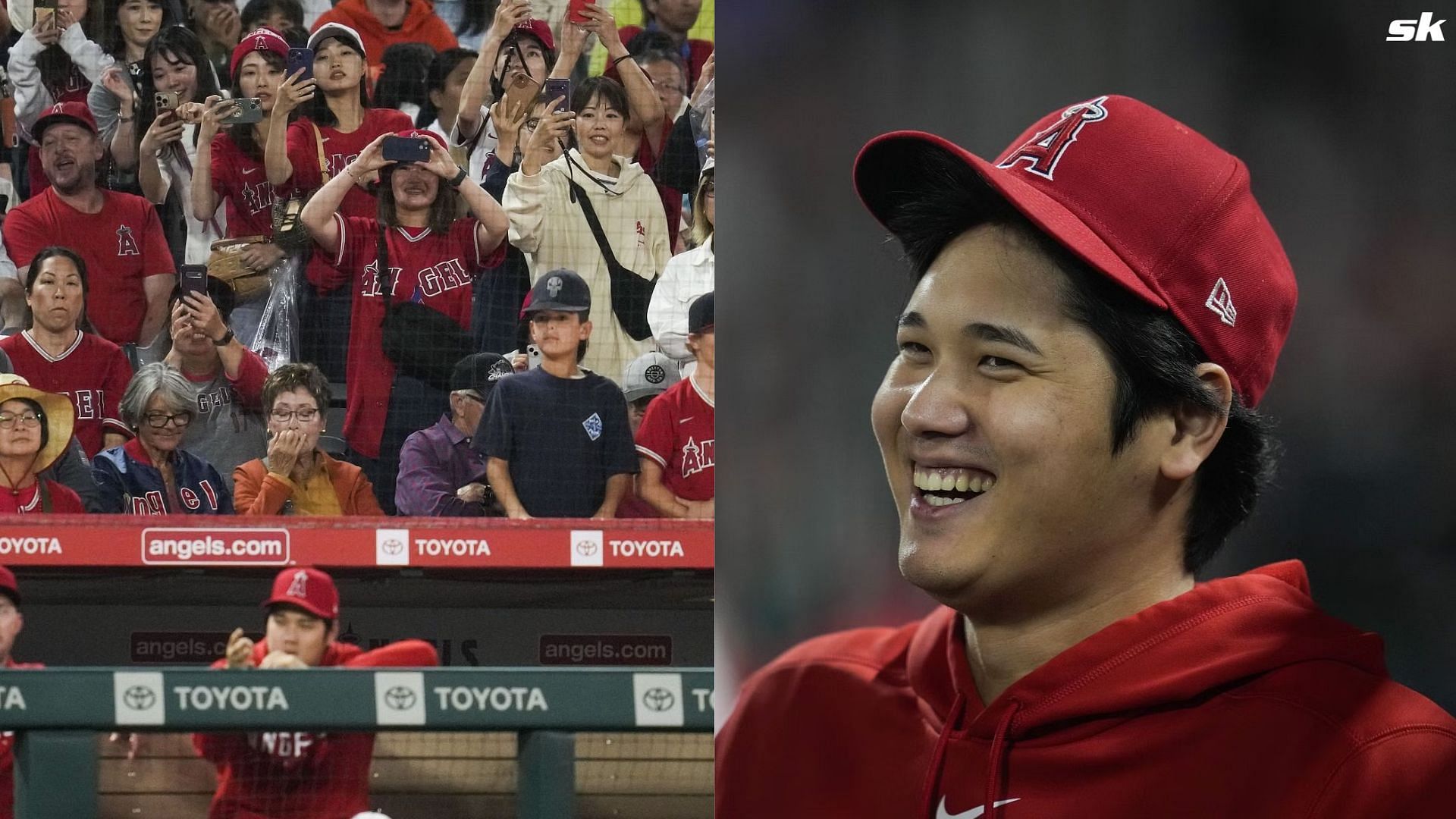 Japanese fans flock to see Ohtani's Angels
