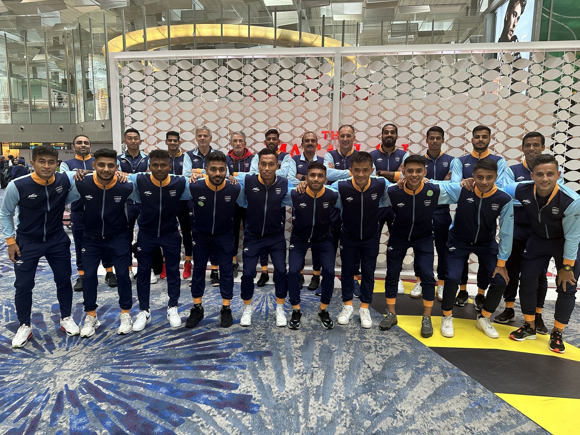 The Blue Tigers landed in China on Monday ahead of their Asian Games 2023 opener.