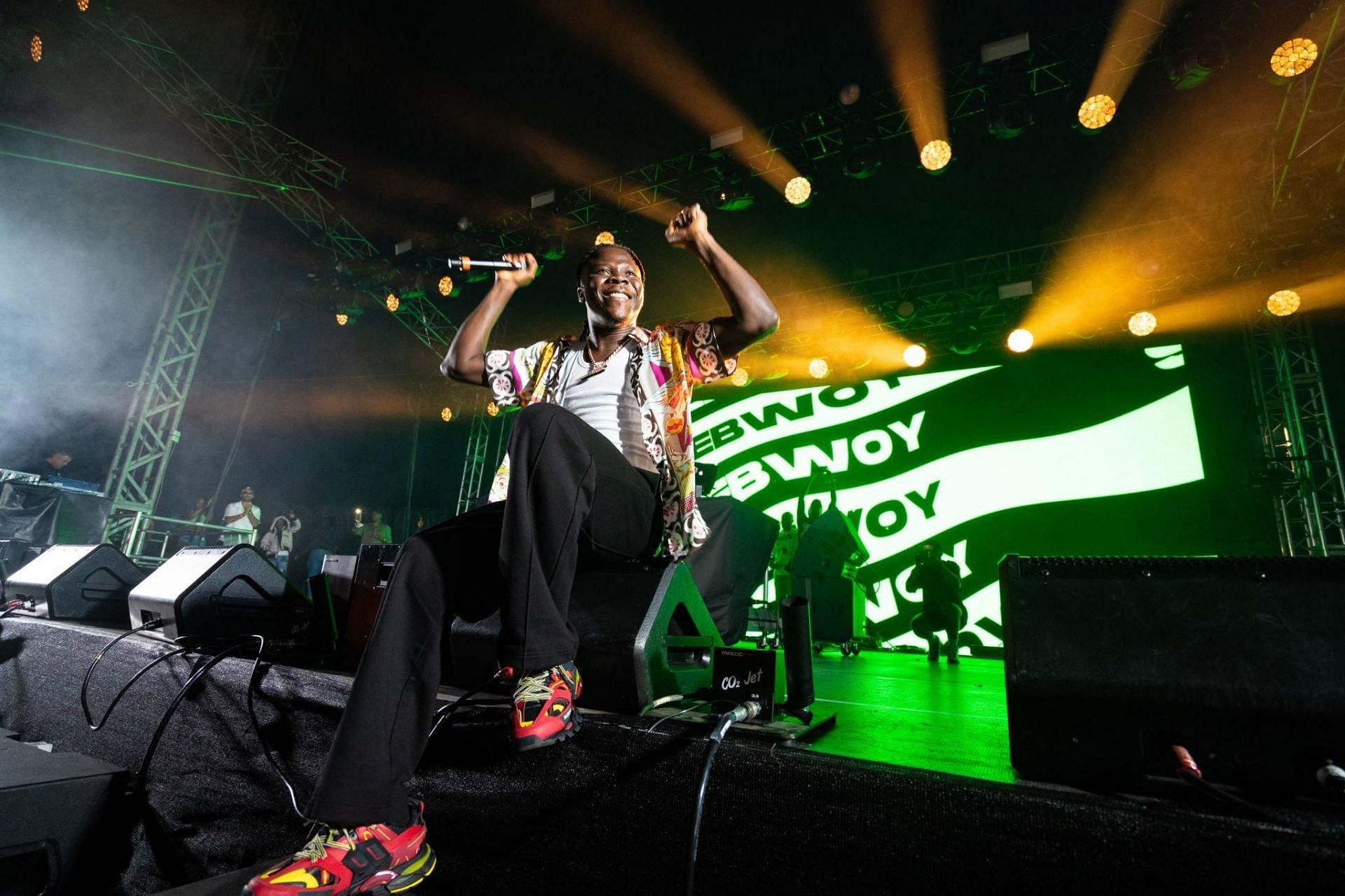 Stonebwoy at Yam Carnival 2021 (Image via Getty Images)