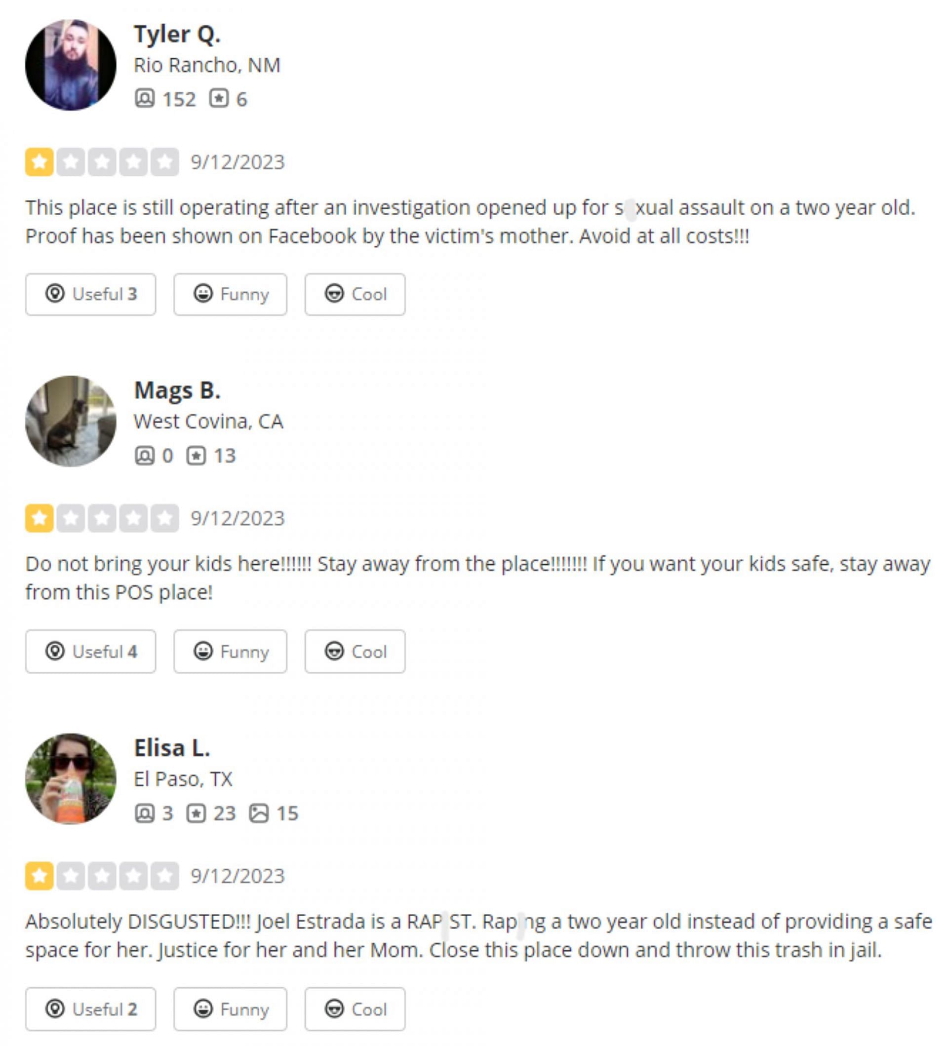 Netizens flood Little Kings and Queens&#039; Yelp page with negative reviews (Image via Yelp)