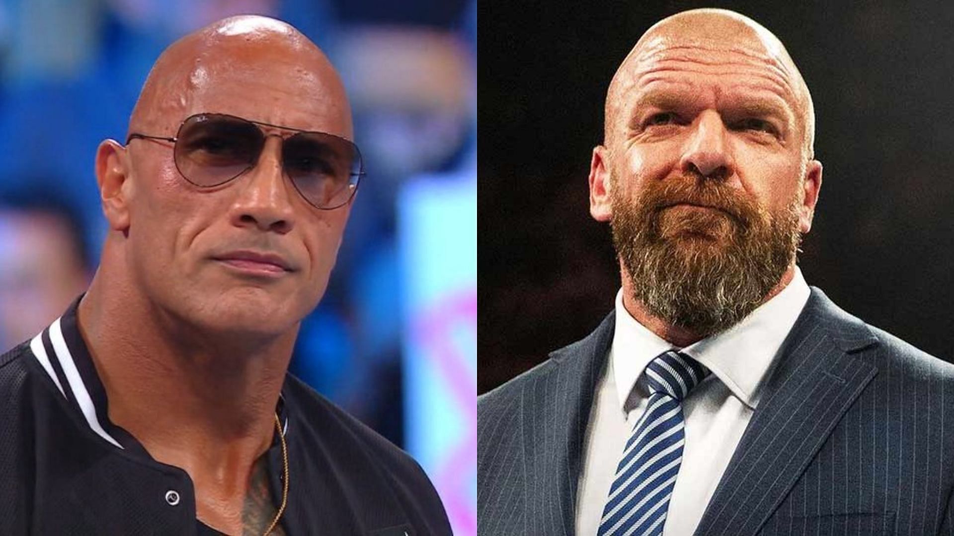 WWE: Photo: Triple H shares one-word reaction to The Rock's surprise ...