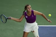 Sofia Kenin in action at the San Diego Open