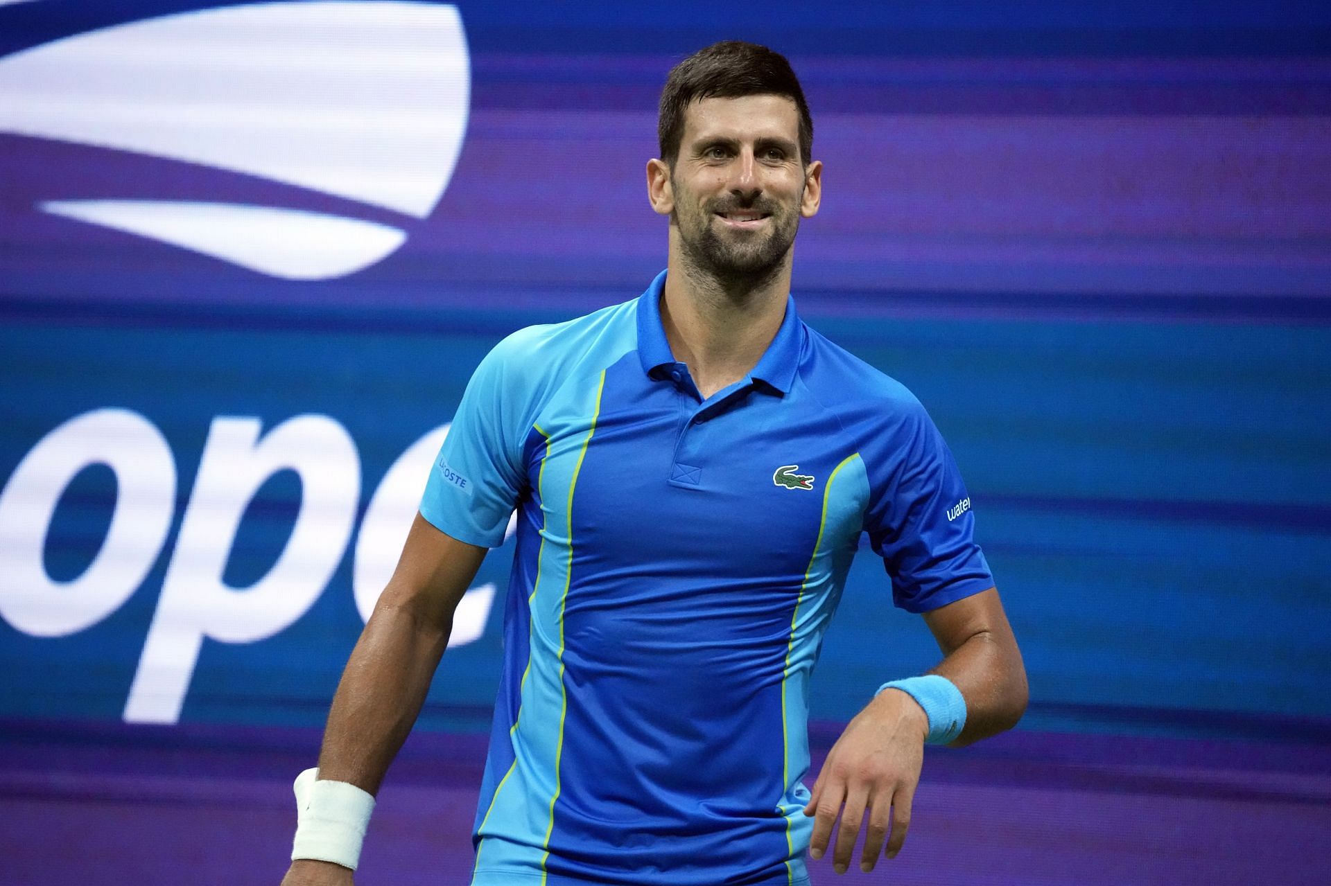Novak Djokovic at the 2023 US Open.