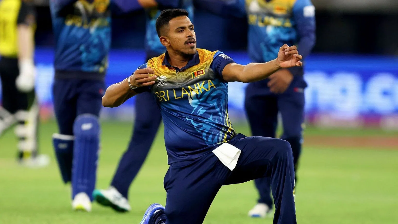 Maheesh Theekshana has suffered a grade-two hamstring tear.