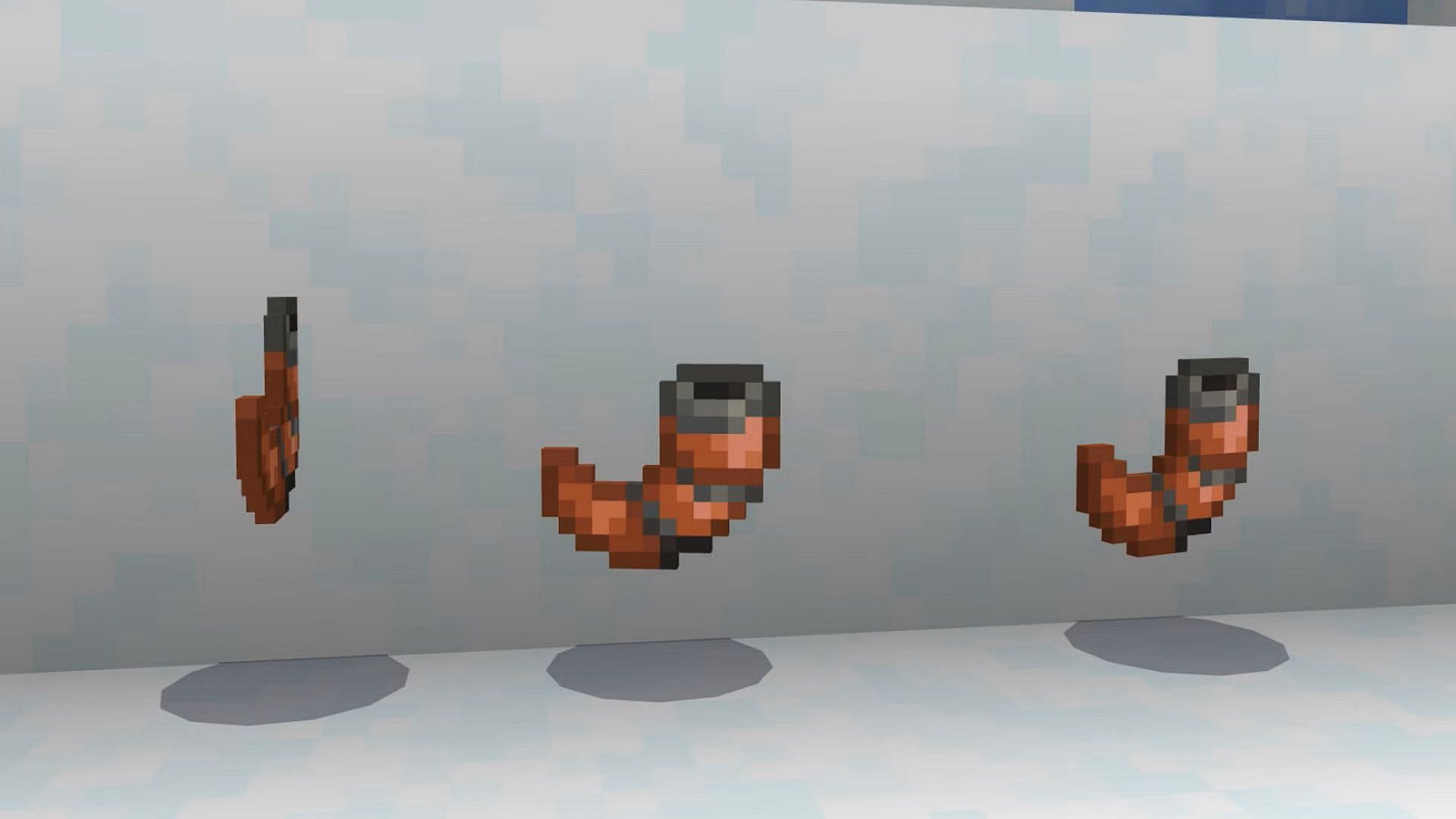 Copper Horns were special variants of regular horns that were introduced but never released in Minecraft Pocket Edition. (Image via Mojang)