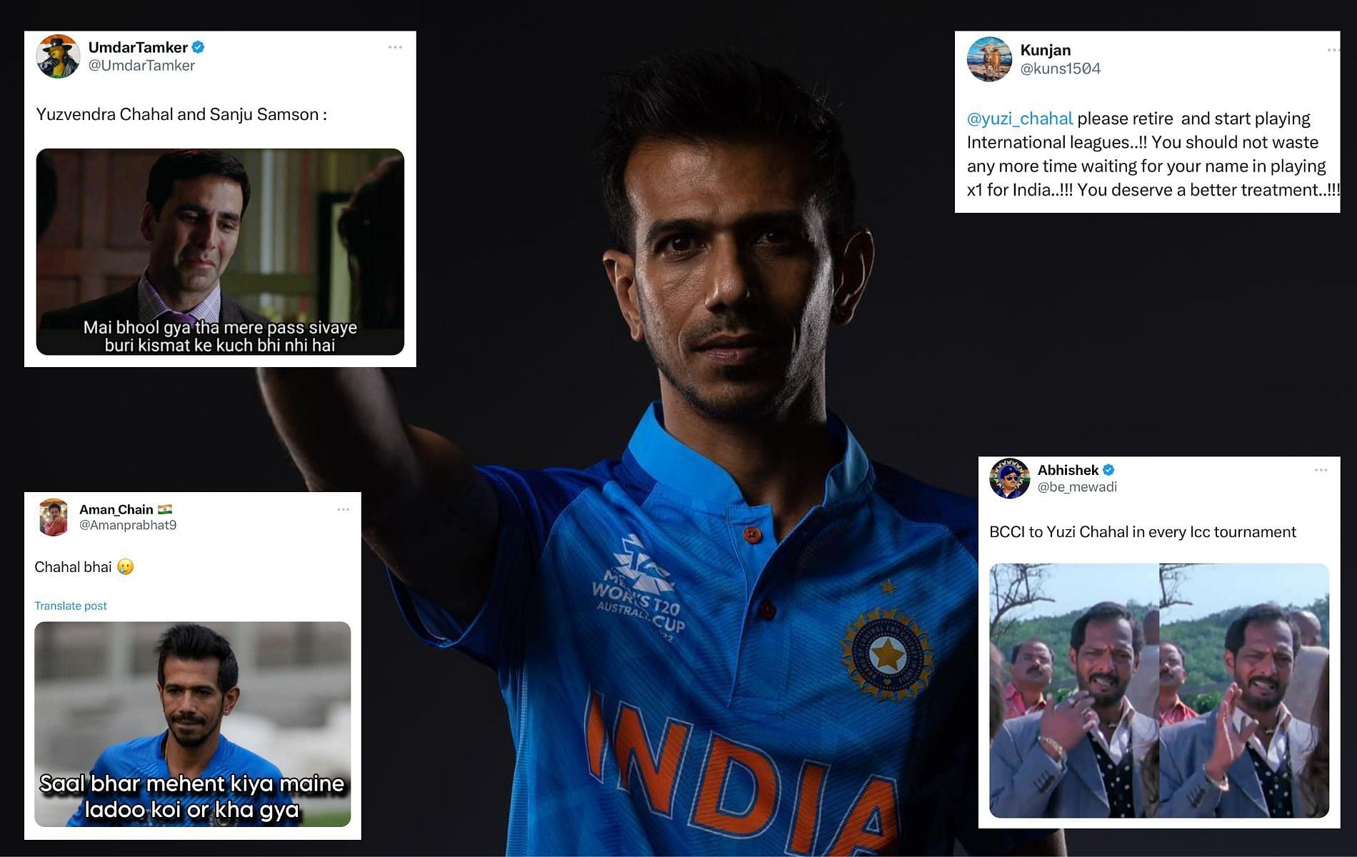 Please Retire And Start Playing International Leagues Fans React As Yuzvendra Chahal Doesnt 9748