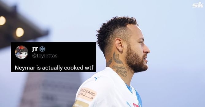 "Actually cooked", "Should be carried off the field" - Fans in disbelief as Neymar misses penalty in Al-Hilal's SPL encounter against Al-Shabab
