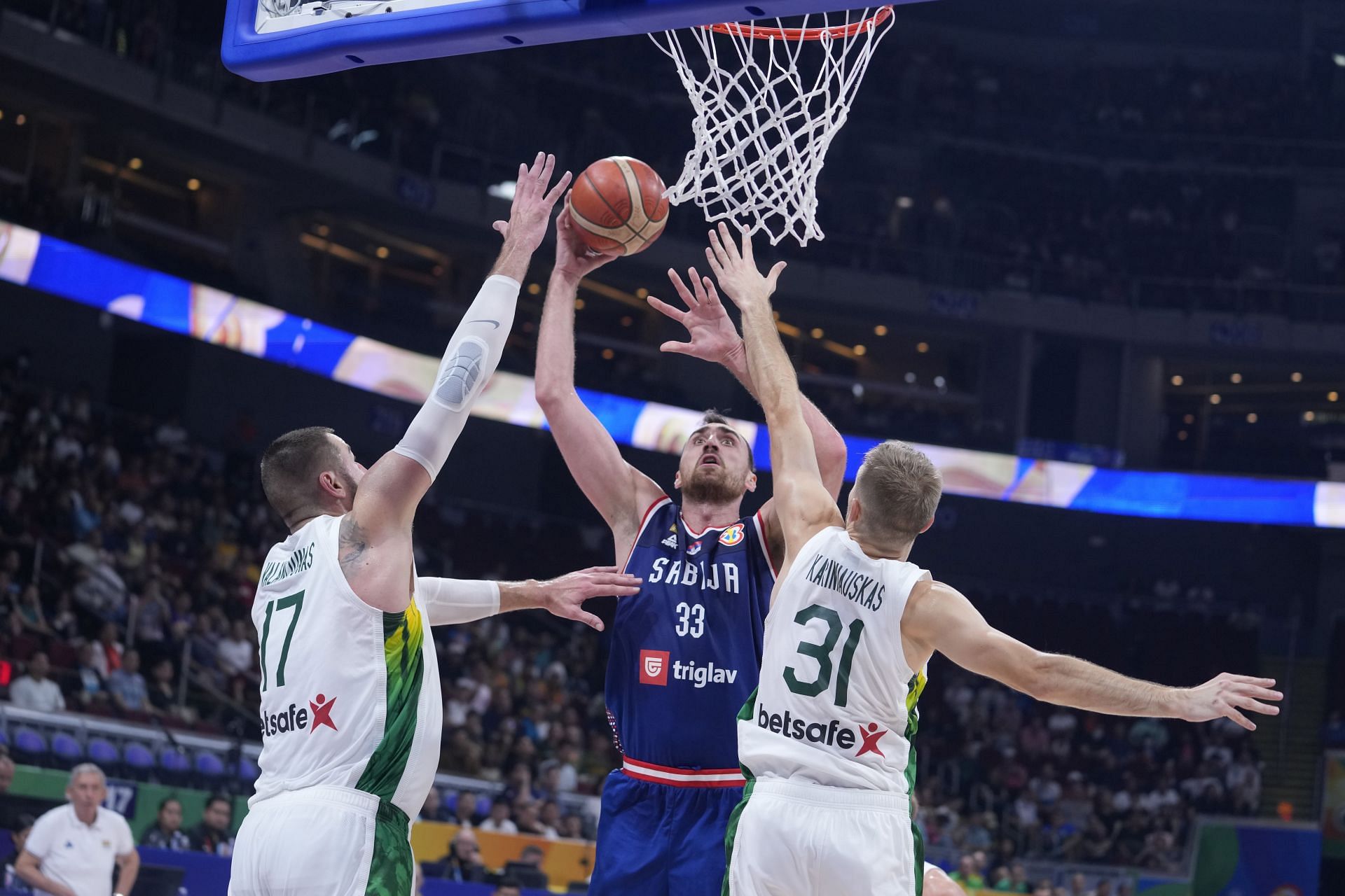 World Cup Lithuania Serbia Basketball