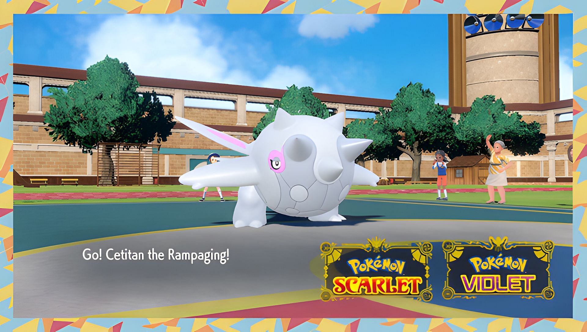 This Cetitan in Pokemon Scarlet and Violet&#039;s promotion is much like the one seen in Paldean Winds (Image via Game Freak)