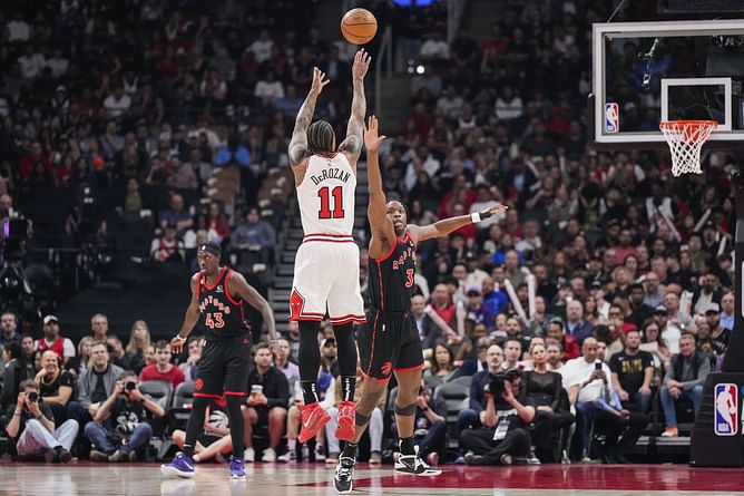 Top 5 NBA teams at midrange attempts, 2022-23 (ft DeMar DeRozan's Bulls)