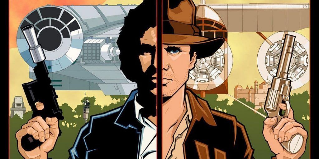 The crossover comic Into the Great Unknown featuring Indiana Jones (Image via Lucasfilm)