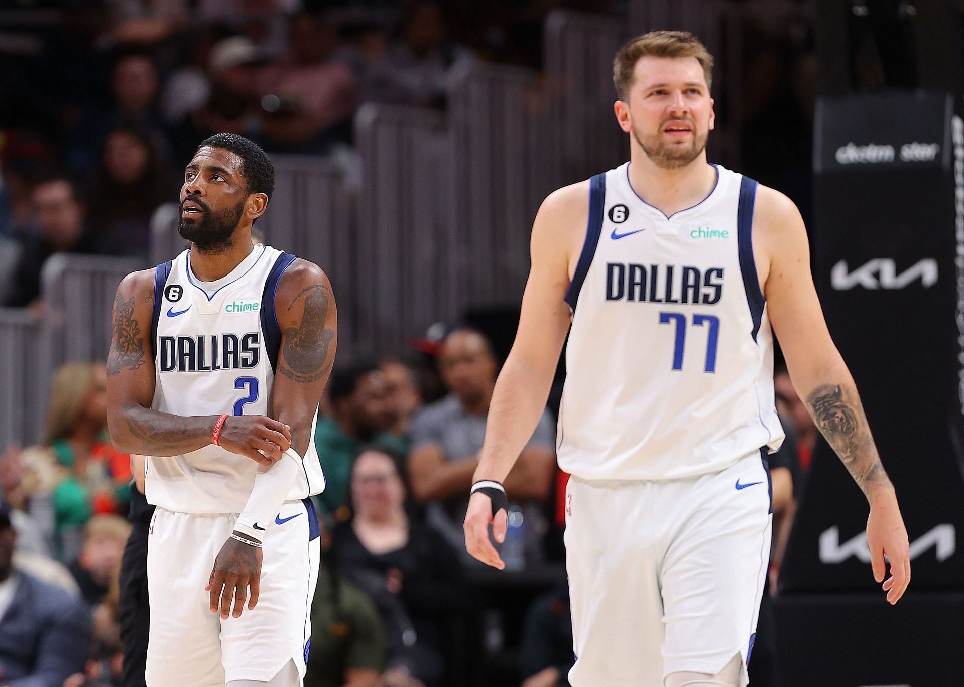 Dallas Mavericks stars Luka Doncic and Kyrie Irving