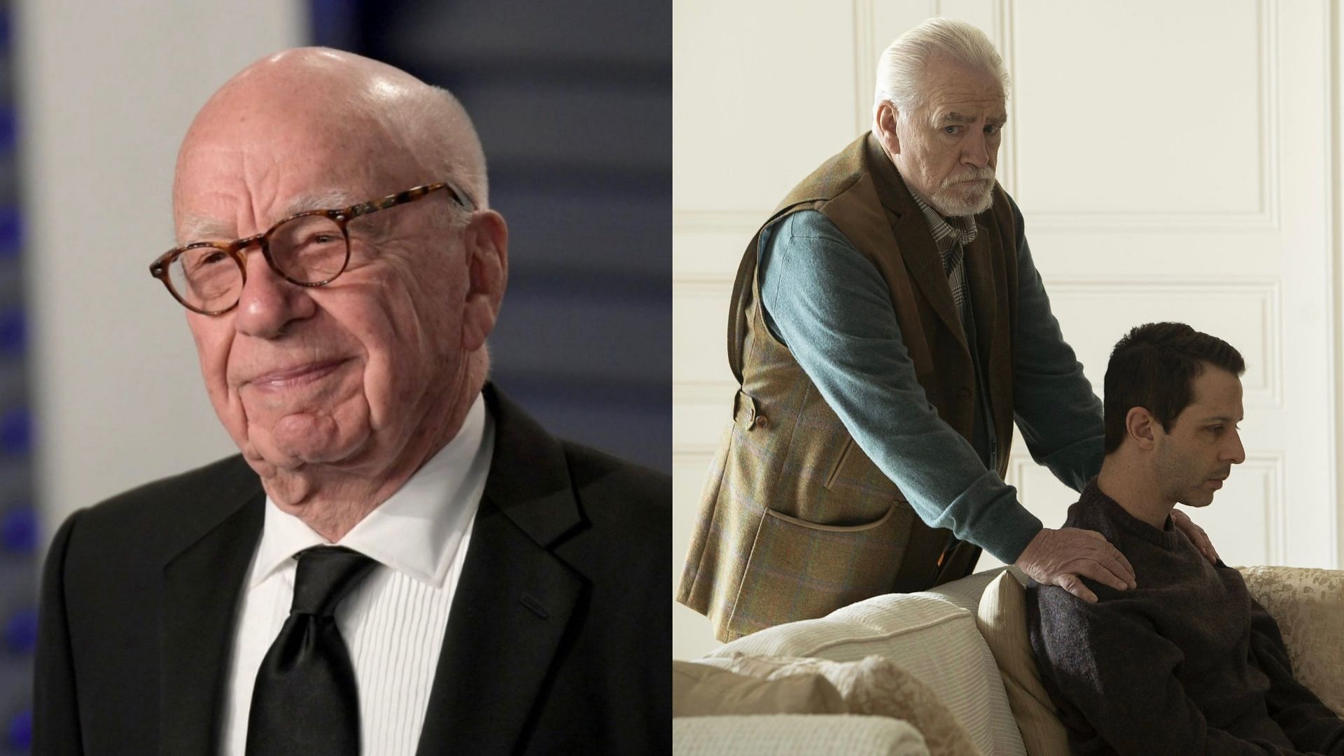 Rupert Murdoch resigns as CEO and names his son Lachlan, his successor. (Images via Instagram rupert_murdoch &amp; Twitter @HighyieldHarry)