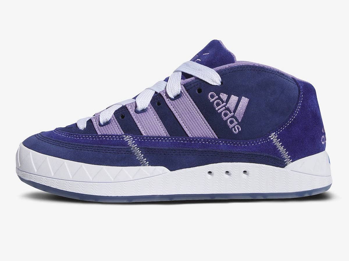 Maite Steenhoudt X Adidas Adimatic Mid &ldquo;Victory Blue&rdquo; sneakers (Image via Twitter/@DOQIN2)