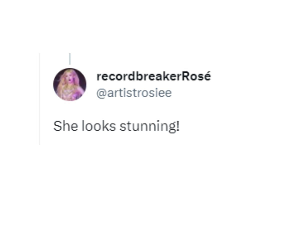 Fans appreciate Rose&#039;s Sulwhasoo campaign look ( Image via Twitter/artistrosiee)