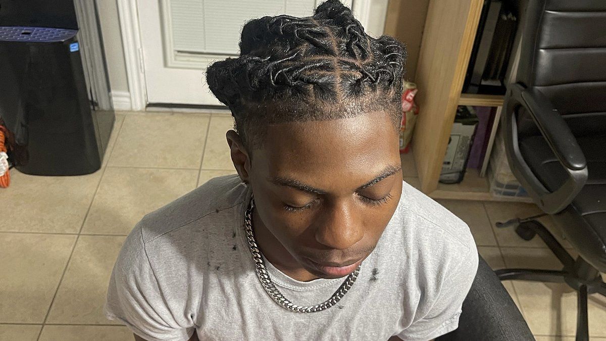 Social media users left outraged as Texas High School suspended a Black junior high student over hairstyle. (Image via AP)