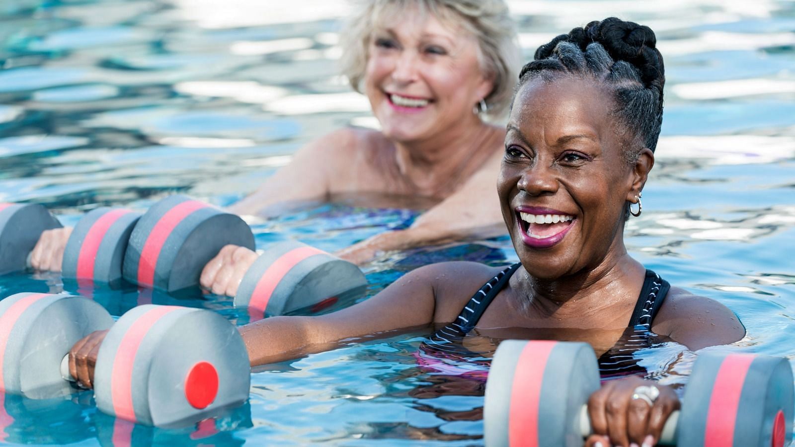 Water exercise (Image via Getty Images)