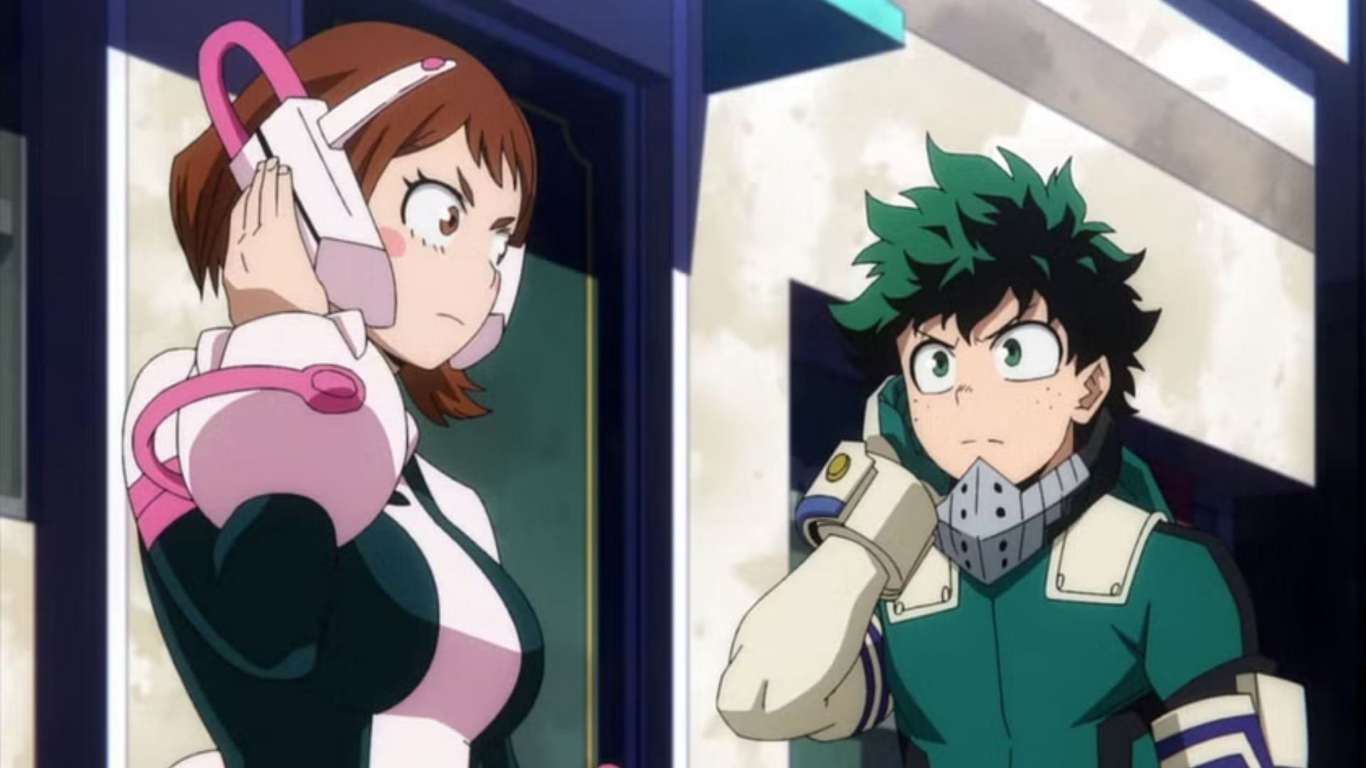 Ochako and Deku (Image via Studio Bones)