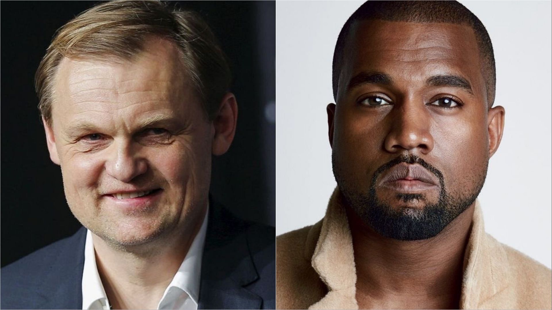 Bjorn Gulden and Kanye West. (Photos via @thekulturwave/X)