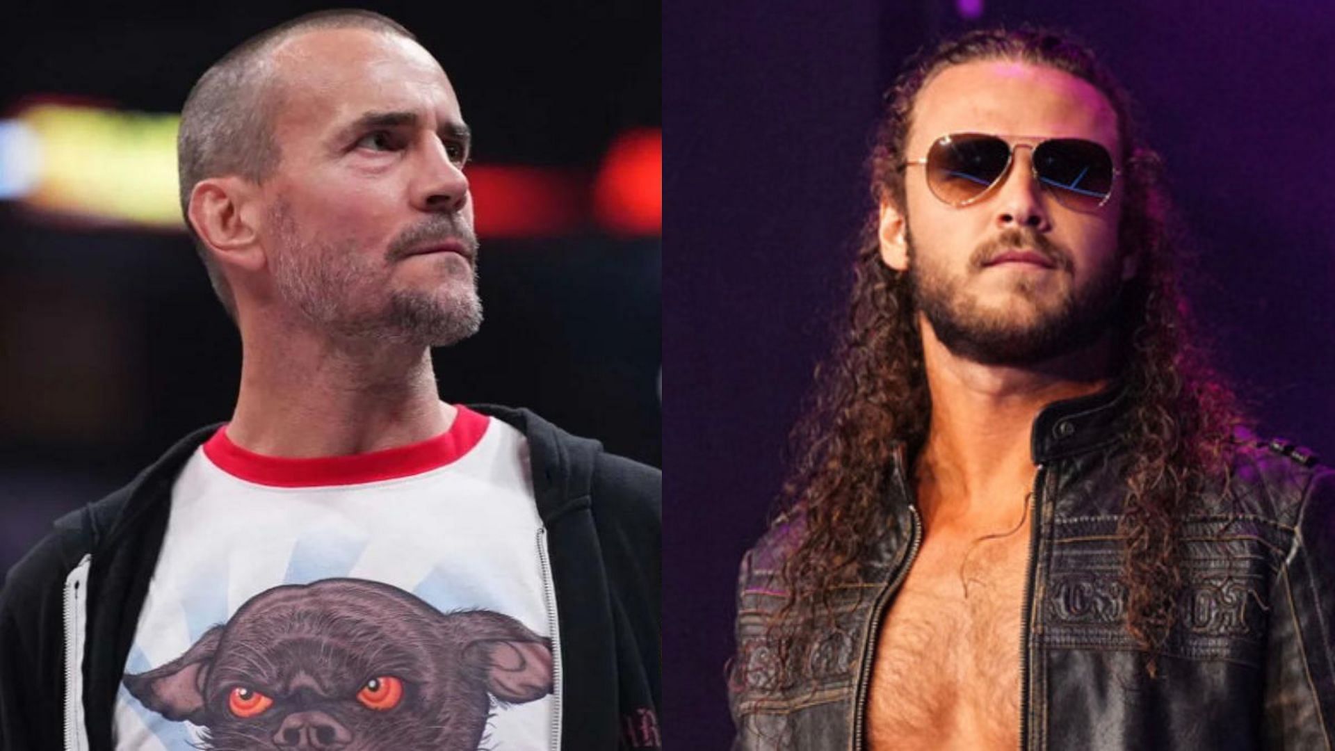 CM Punk(left); Jungle Boy(right)