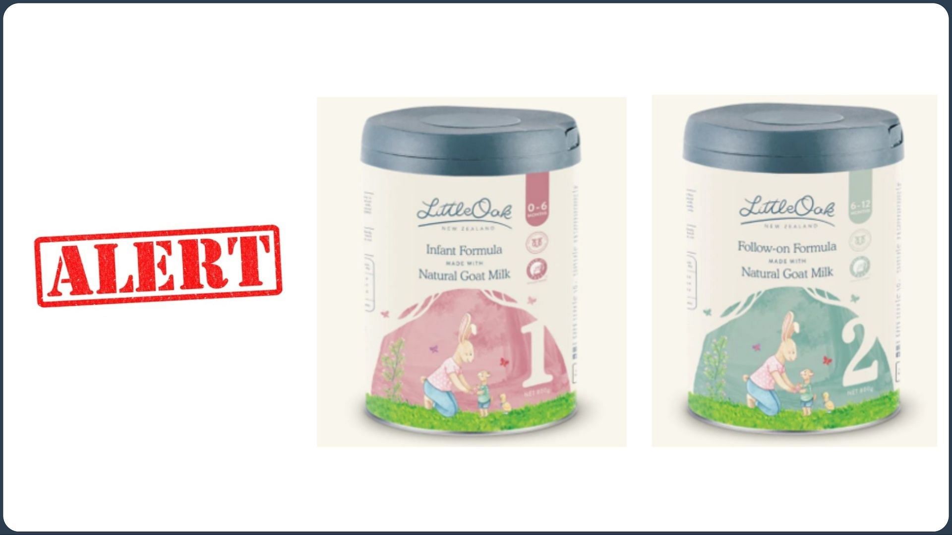 FDA warns parents about LittleOak Infant Formula as they were illegally sold in the U.S. (Image via FDA)